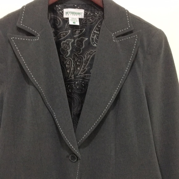 Motherhood Maternity Blazer gray color sz M - Picture 2 of 7